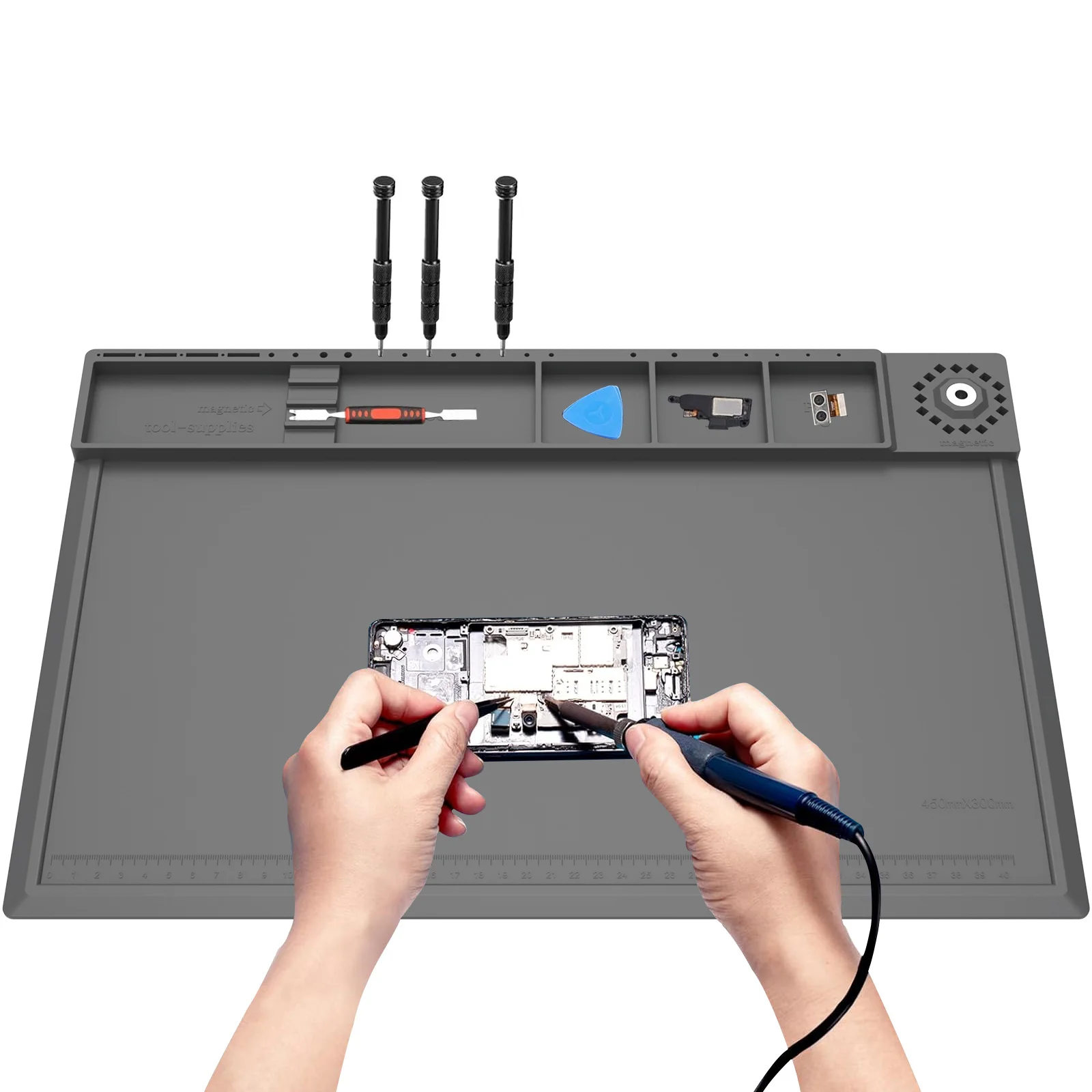 Electronics Repair Mat - Soldering Station Mat Silicone Work Repair