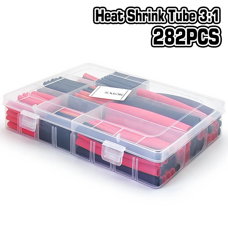 Electronics Repair Youtube - 282Pcs Electronic Cable Heat Shrink Tubing