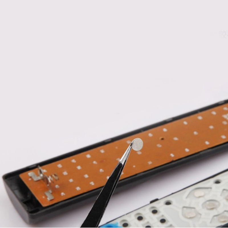 Electronics Repair At Home - Remote control button conductive tape patch