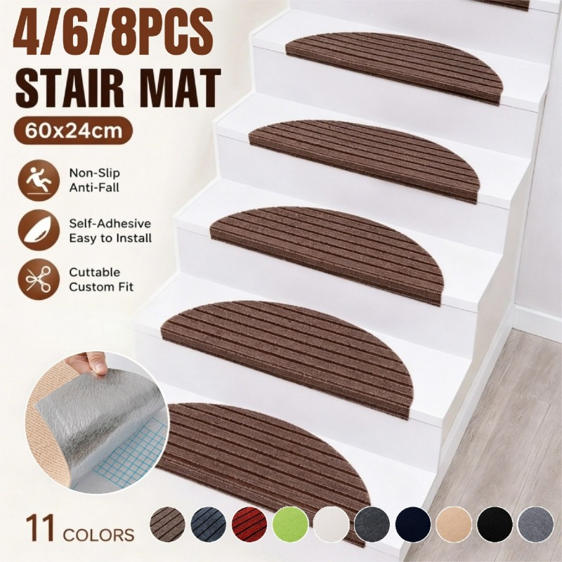 Electronics Repair Mat - 4/6/8/PCS Semi Circular Stair Rug Treads