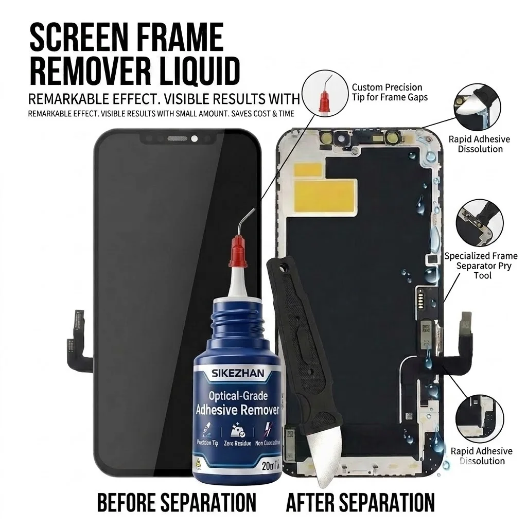 Electronics Repair Manual - SIKEZHAN 20ml Optical-Grade Adhesive Remover Cleaner