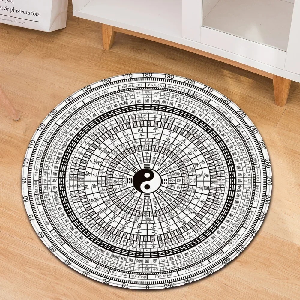 Yin Yang Taiji Round Rug Flowe - đánh giá và giá Electronics Repair Mat
