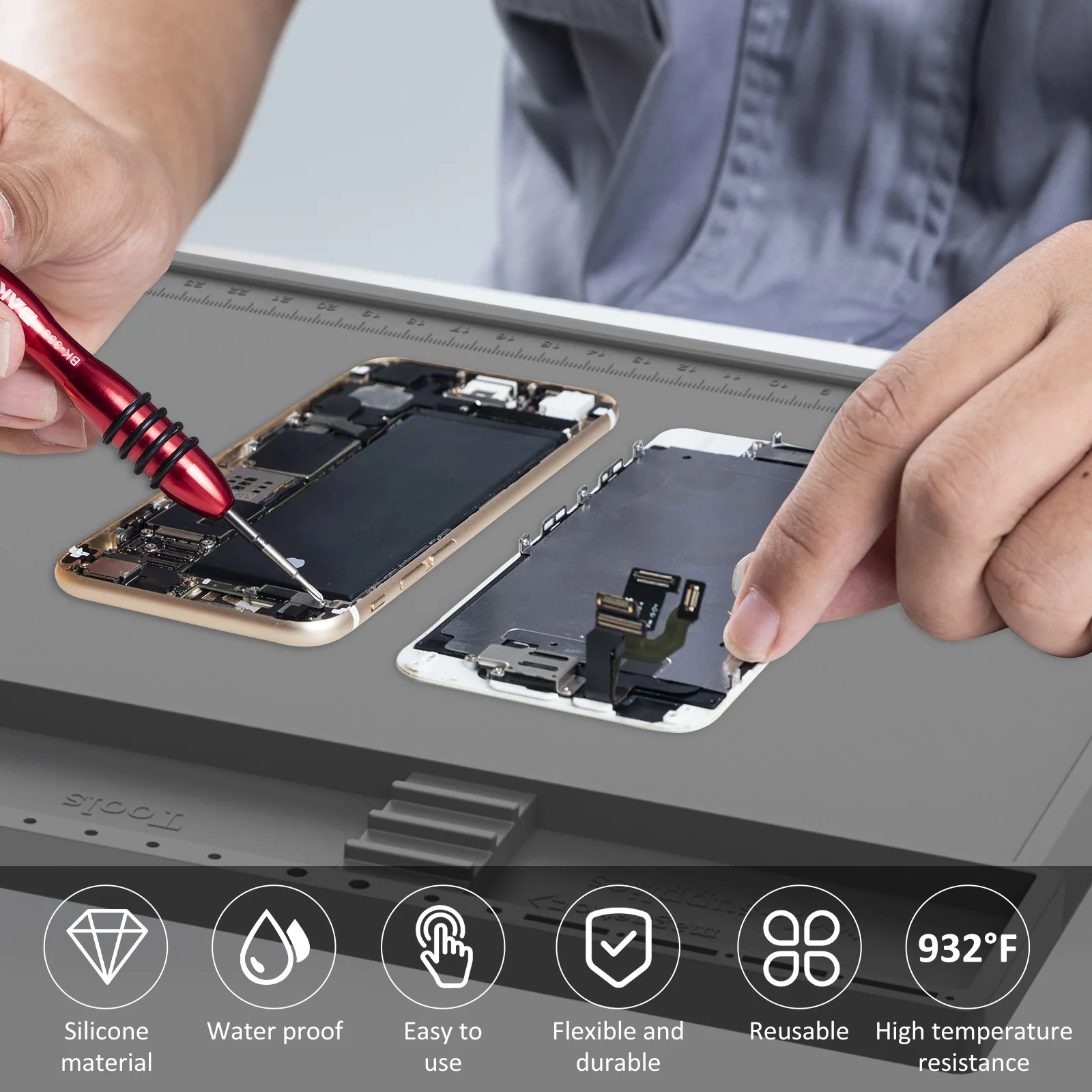 Soldering Station Mat Silicone - đánh giá và giá Electronics Repair Mat