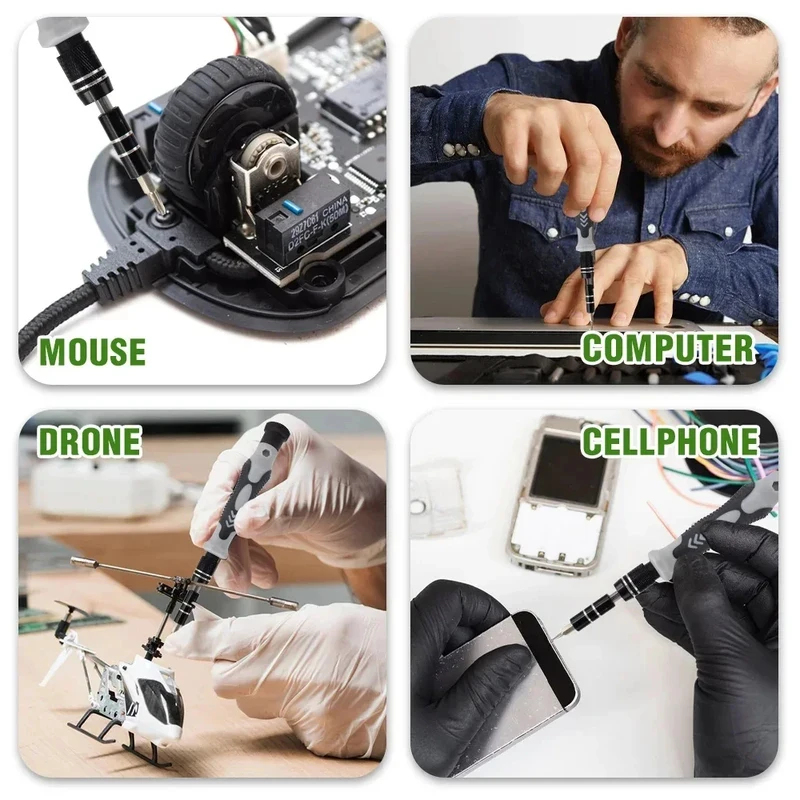 Portable 115in1 Magnetic Screw - đánh giá và giá Electronics Repair Manual