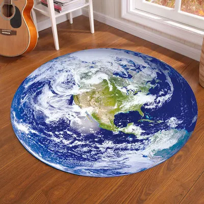 Galaxy Earth Moon Round Carpet - đánh giá và giá Electronics Repair Mat