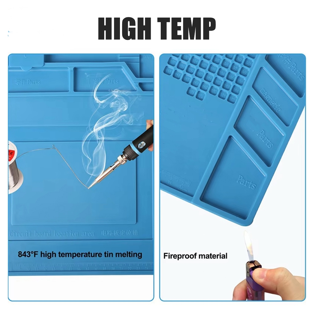 Magnetic Mat Silicone Work Mat - đánh giá và giá Electronics Repair Mat